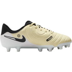 Nike Textile Football Shoes Nike Jr. Tiempo Legend 10 Academy MG - Lemonade/Metallic Gold Coin/Black