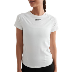 Elastan / Lycra / Spandex T-skjorter aim'n Soft Basic Short Sleeve T-shirt - White