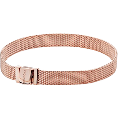 Metall Armband Pandora Reflexions Mesh Bracelet - Rose Gold