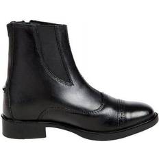 Riding Shoes Children's Shoes Huntley Equestrian Junior Daisy Clipper Side Zipper Paddock Boots - Black