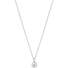 Georg Jensen Daisy Pendant Necklace - Silver/White