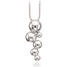 Blank Halskæder Scrouples Balls Pendant Necklace - Silver