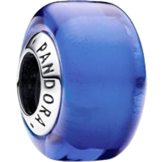 Pandora Mini Murano Charm - Silver/Blue
