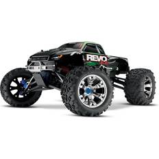 Bluetooth RC Cars Traxxas Revo 3.3 4WD Powered Monster Truck RTR 53097-3 GRN