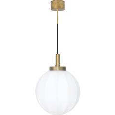 Konsthantverk Klyfta Raw Brass/Opal Pendant Lamp ∅ 30cm