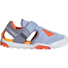 Adidas Multicoloured Sandals adidas Kid's Fortarun 2.0 Cloudfoam Elastic Lace - Silver Violet/Blue Dawn/Solar Gold