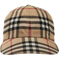 Unisex Accessories Burberry Check Baseball Cap - Archive Beige