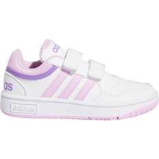 Adidas Kid's Hoops 3.0 CF C - Cloud White/Lilac/Violet Fusion