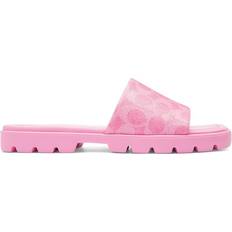 Coach Sandals Coach Florence - Coated Canvas/Vivid Pink