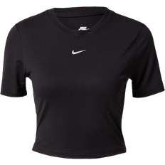 Modal T-shirts NIKE Women's Sportswear Essential Slim Cropped T-shirt - Black/White