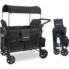 Wonderfold Wagon W4 Elite Quad Stroller - Volcanic Black