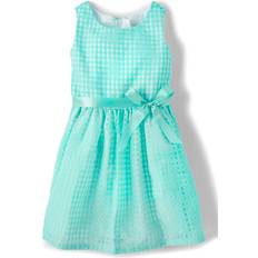 The Children's Place 18-24M Dresses The Children's Place Toddler Girl's Gingham Dress - Mellow Aqua