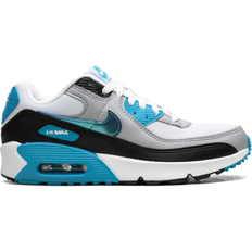 Nike Air Max 90 GS - White/Blue Lightning/Black/Blue Lightning