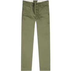 Green - Men Trousers & Shorts RRL Officer Pant - Olive