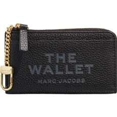 Marc Jacobs The Leather Top Zip Wristlet Wallet - Black