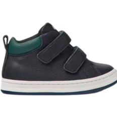 Kid's Leather Sneakers - Navy Blue 