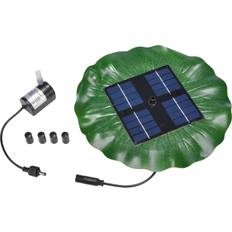 Verde Fuentes HI Solar Floating Fountain Pump Lotus Leaf