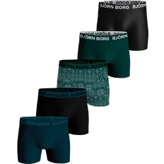 Björn borg performance boxer Björn Borg Performance Mixpack Boxer 5-pack - Black/Green/Print