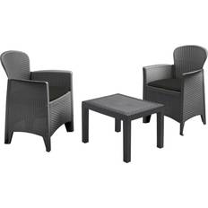 ProGarden Akita Lounge-Set, 1 Bord inkl. 2 Stolar