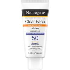 Neutrogena clear face Neutrogena Clear Face Break-Out Free Liquid Lotion Sunscreen Broad Spectrum SPF50 3fl oz