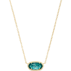 Gold Plated Necklaces Kendra Scott Elisa Pendant Necklace - Gold/Blue