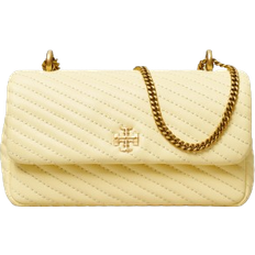 Tory Burch Mini Kira Moto Quilt Flap Bag - Lemon Swirl