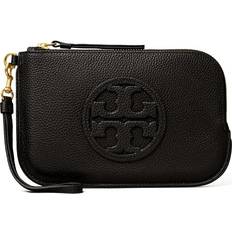 Black Wallets & Key Holders Tory Burch Miller Wristlet - Black