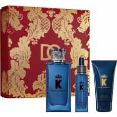 Dolce & Gabbana Herre Gaveæsker Dolce & Gabbana K Gift Set EdP 100ml + Beard Oil 25ml + Shower Gel 50ml