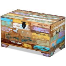 Multifärgade Kistor vidaXL Reclaimed Multicolored Kista 73x41cm