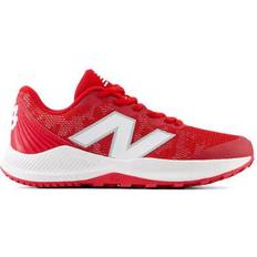 New Balance Football Shoes Children's Shoes New Balance Junior Dynasoft 4040v7 TF - Team Red with Optic White