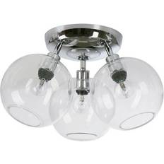 Transparent Takplafonder Belid P2010 Gloria Chrome/Clear Takplafond ∅ 33cm