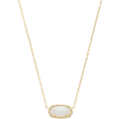 Kendra Scott Elisa Pendant Necklace - Gold/Opal