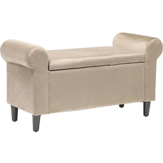 LPD Furniture Highgrove Beige Banc de Rangement 115x60cm