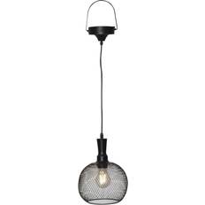 IP44 - Svarta Pendellampor Star Trading Sunlight Black Pendellampa 19cm