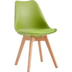 Green Chairs MCC Direct Deluxe Retro Green Kitchen Chair 82cm