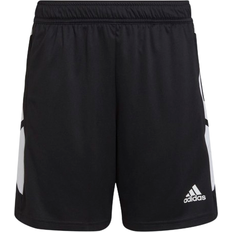 Zip Trousers adidas Kid's Condivo 22 Training Shorts - Black/White (HA6282)