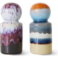 Multicoloured Spice Mills HKliving 70's Stargaze Pepper Mill, Salt Mill 2pcs 9.8cm