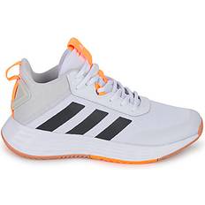 Adidas Weiß Basketballschuhe Adidas Kid's Ownthegame 2.0 - White/Black/Yellow