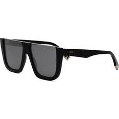 Solbriller Fendi Autentiske Way Briller Premium Kvalitet - Sort