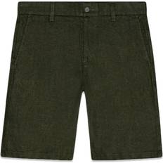 NN07 Housut & Shortsit NN07 Crown Linen Shorts Rosin Green Grün Leinenshorts Grösse: