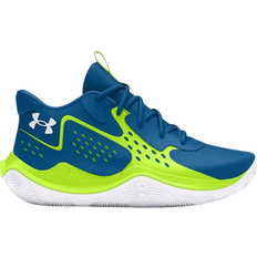 Azul Zapatillas de Baloncesto Under Armour Grade School Jet '23 - Blue/High Vis Yellow