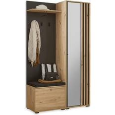 Möbel Stella Trading Volano Hallway Natural Kleiderschrank 114x197cm