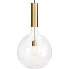 Konsthantverk Rosdala Large Brass/Clear Lampada a Sospensione 40cm