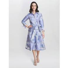 Lauren Jacquard Shirt Dress Colour: Multi