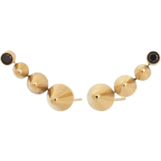 Edblad Svart Smycken Edblad Peak Sparkle Studs - Gold/Black