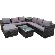 Garden & Outdoor Furniture Fimous 7-seater Outdoor Lounge Set, 2 Table incl. 2 Sofas