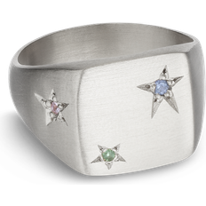 Jane Kønig Silver Star Signet Ring