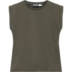 Clothing Mint Velvet Shoulder T-Shirt, Khaki