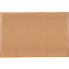 Wall Decorations Ghent Cork Bulletin Oak/Natural Notice Board 24x18"