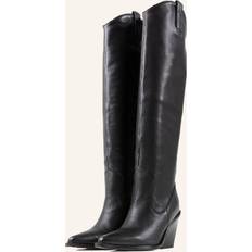 Bronx Leather Boots Woman New-Kole - Noir